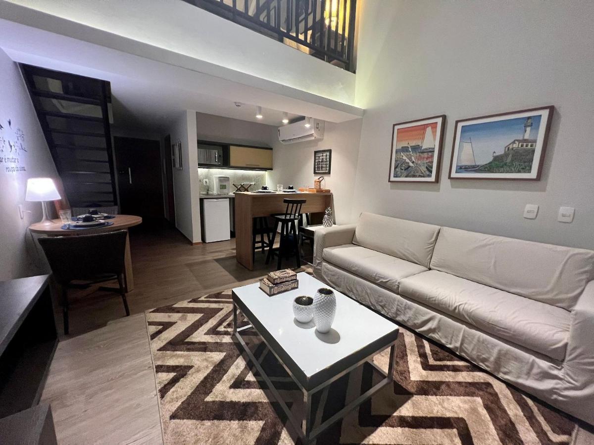 Apartamento Loft Duplex Urbano E Sofisticado, Com Tematica Praiana No Rio Vermelho Salvador da Bahia Dış mekan fotoğraf